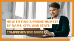 How to Find a Phone Number by Name City and State