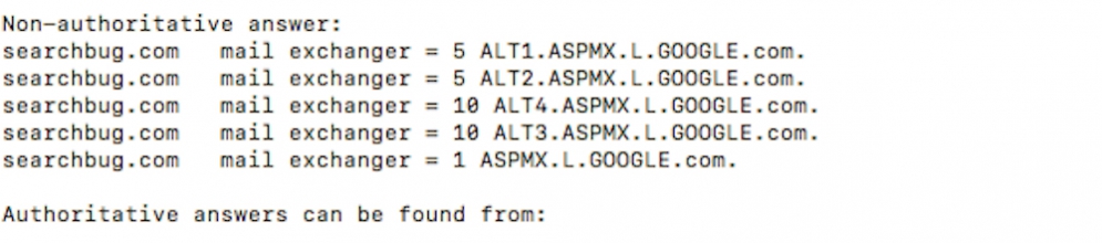 An MX records search will usually get you a few results.
