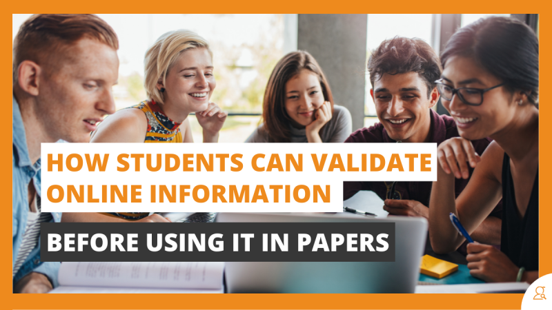 How Students Can Validate Online Information Before Using It in Papers